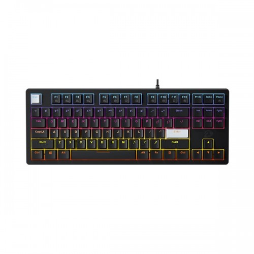 Bàn phím cơ Dareu EK87 v2 Black (Blue Switch, Led Rainbow light)